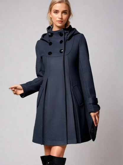 Aoife - Cozy Long Coat | Soft Fabric and Timeless Style