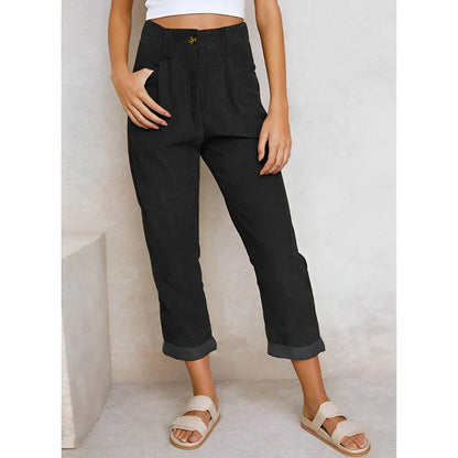 Aoife - Stylish High-Waisted Trousers | Perfect Fit for Everyday Elegance and Comfort