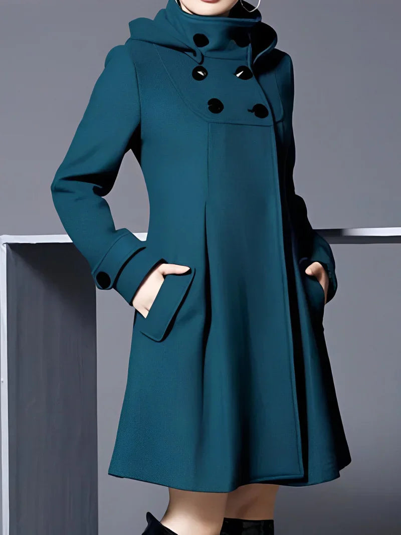 Aoife - Cozy Long Coat | Soft Fabric and Timeless Style