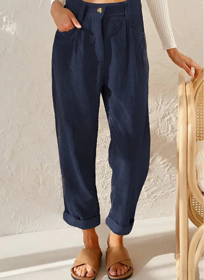 Aoife - Stylish High-Waisted Trousers | Perfect Fit for Everyday Elegance and Comfort