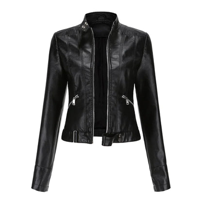 Aisling - Women's Leather Jacket | Cozy and Chic with Insulated Lining for Ultimate Warmth