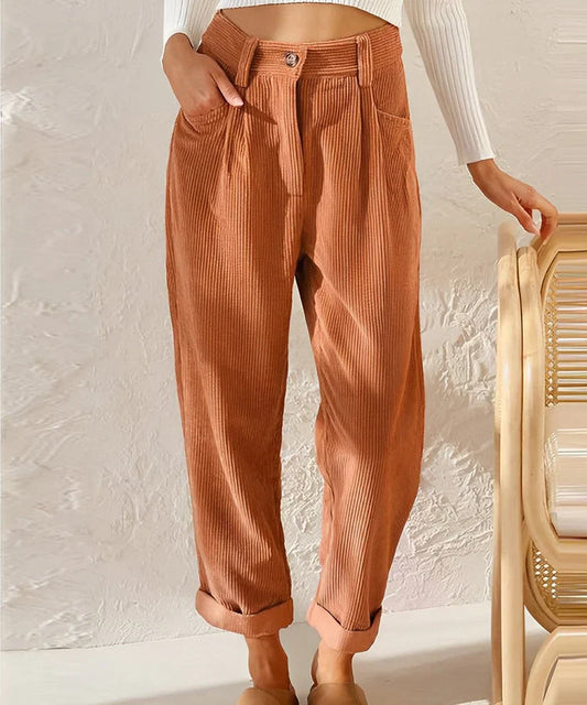 Aoife - Stylish High-Waisted Trousers | Perfect Fit for Everyday Elegance and Comfort