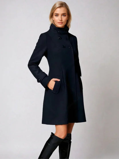 Aoife - Cozy Long Coat | Soft Fabric and Timeless Style