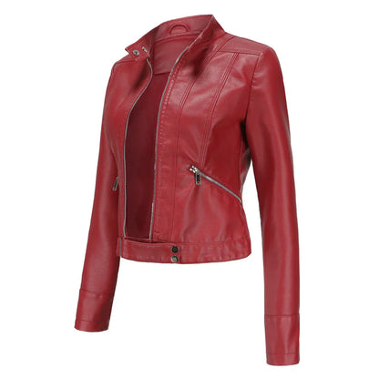 Aisling - Women's Leather Jacket | Cozy and Chic with Insulated Lining for Ultimate Warmth