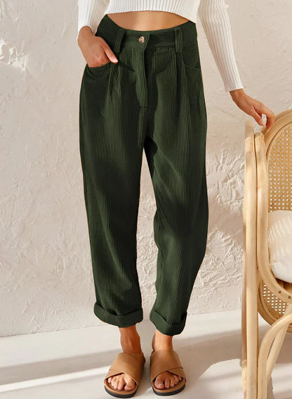 Aoife - Stylish High-Waisted Trousers | Perfect Fit for Everyday Elegance and Comfort