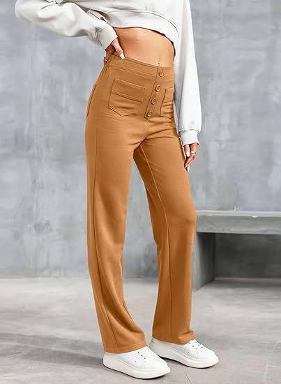 Aisling - High Waisted Casual Trousers | Stylish and Comfortable Fit for Everyday Wear