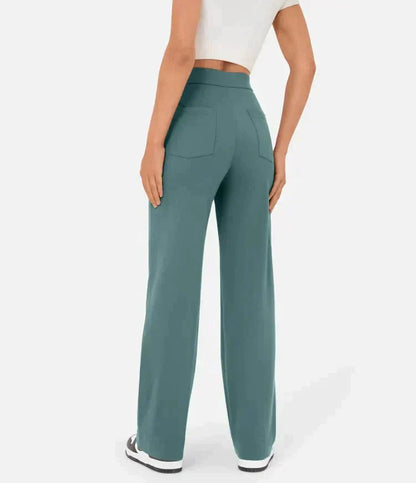 Aisling - High Waisted Casual Trousers | Stylish and Comfortable Fit for Everyday Wear