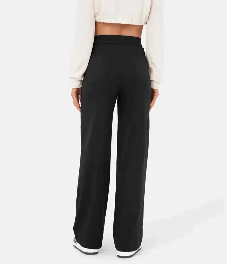 Aisling - High Waisted Casual Trousers | Stylish and Comfortable Fit for Everyday Wear