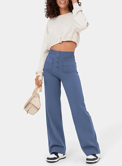 Aisling - High Waisted Casual Trousers | Stylish and Comfortable Fit for Everyday Wear