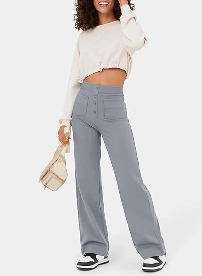 Aisling - High Waisted Casual Trousers | Stylish and Comfortable Fit for Everyday Wear